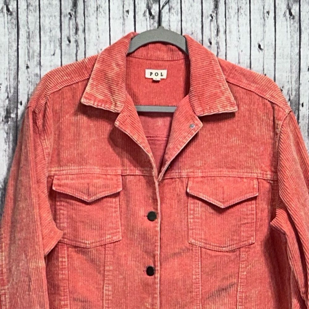 POL Corduroy Trucker Oversized Jacket - Picture 4 of 7